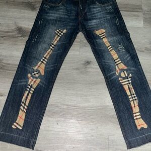 burberry black label costum jeans
